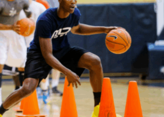 dribble-cone-maze-dalam-bola-basket