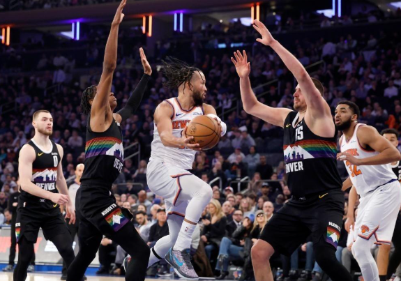 Knicks vs Nuggets 2OT Brunson 42 Pts Jadi Hero